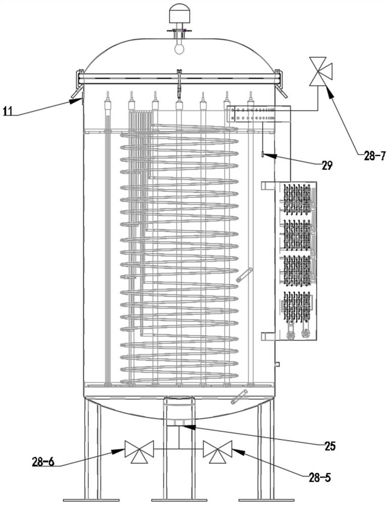 A microalgae culture photobiological reactor and a continuous culture reaction system containing it