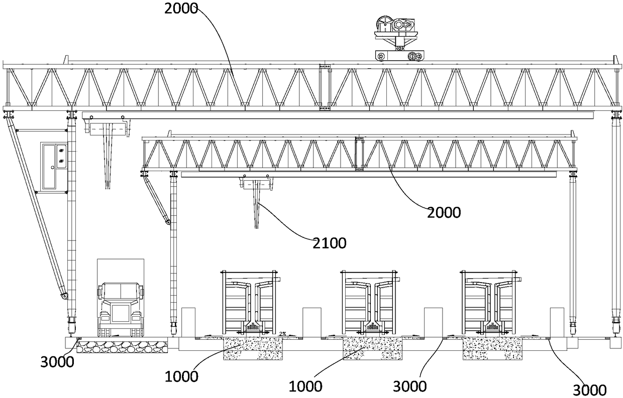 T beam prefabricated plant