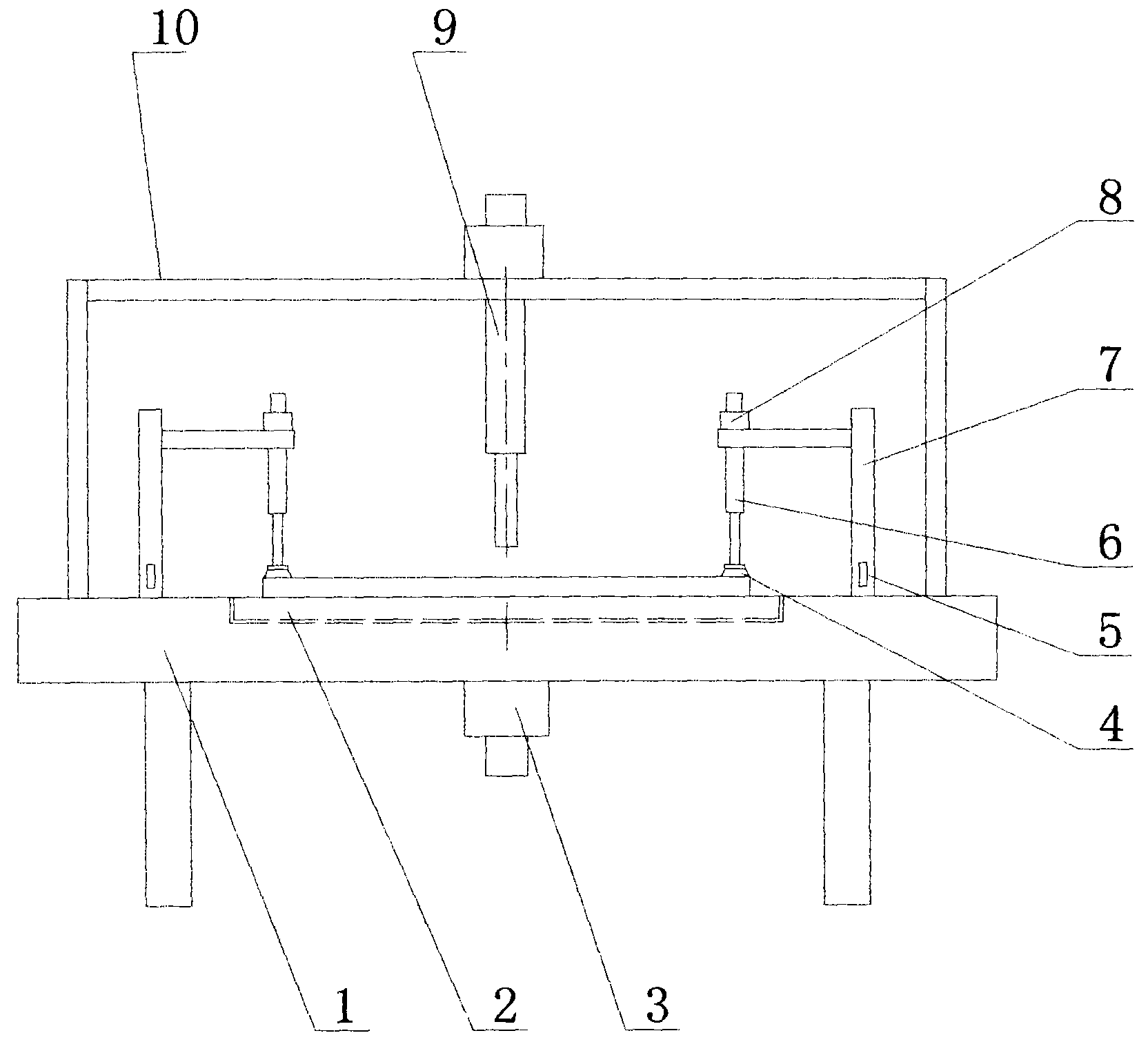Stone cutting machine with fixing and limiting device