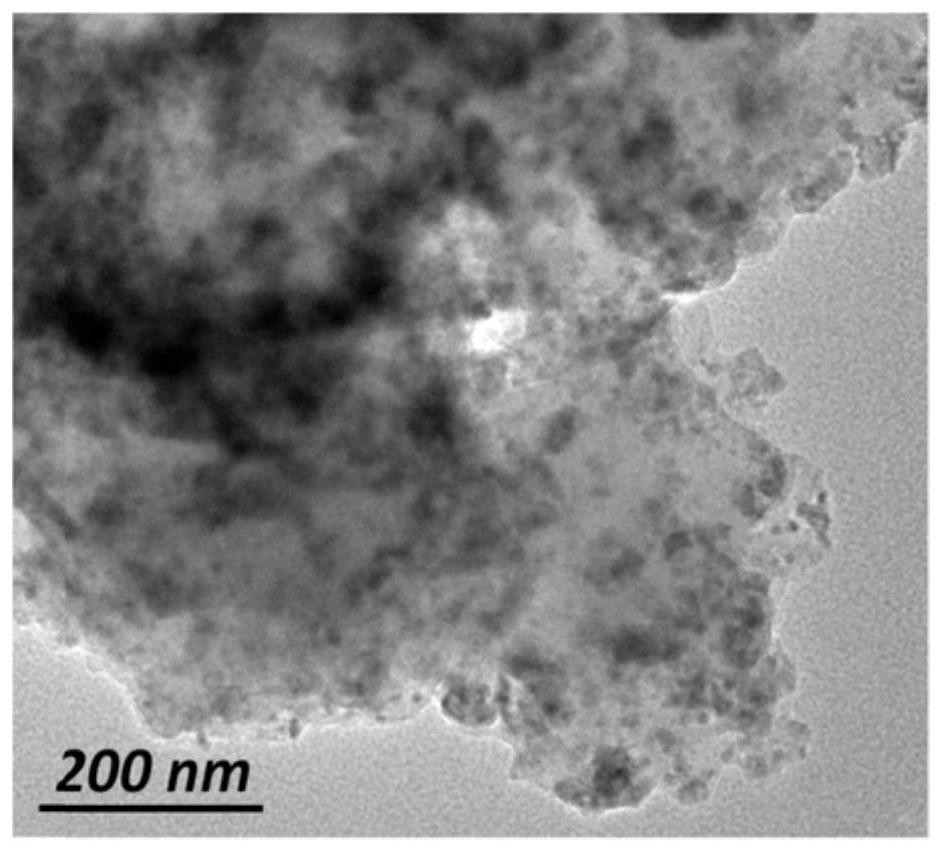 co  <sub>2</sub> Carbon-containing iron-based catalyst for hydrogenation of hydrocarbons and preparation method thereof