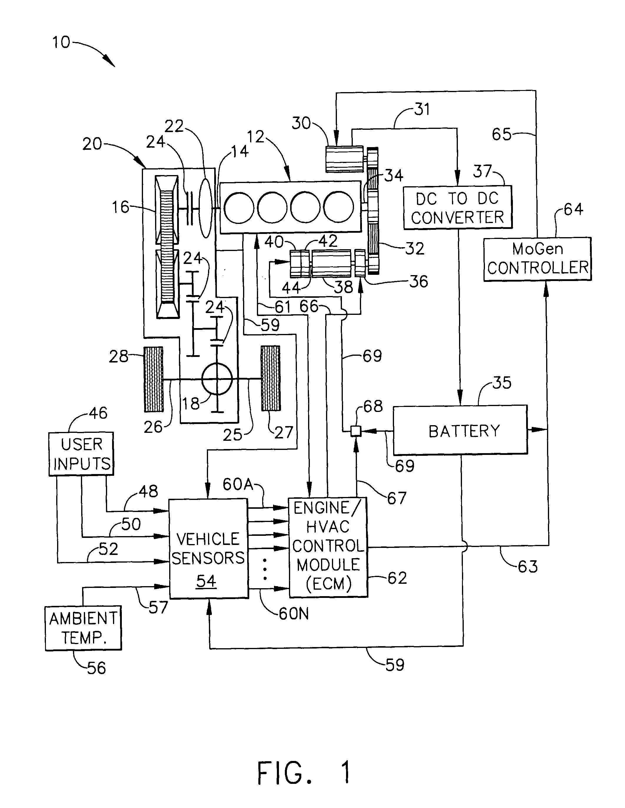 Climate cooling control systems and methods for hybrid vehicles