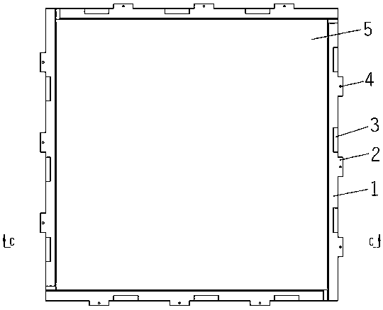 Novel connecting structure for floor tiles and use method of novel connecting structure