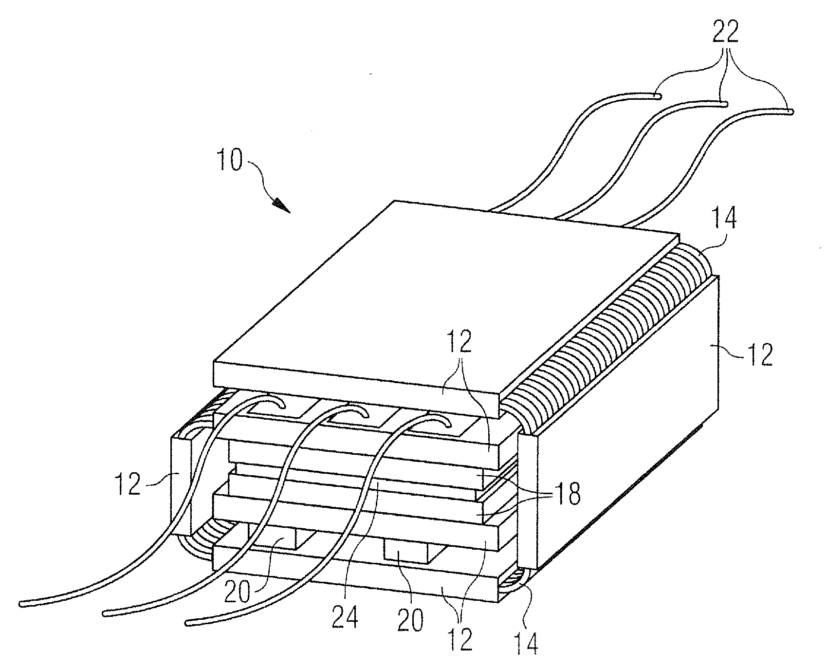 Shielding device for a hearing aid