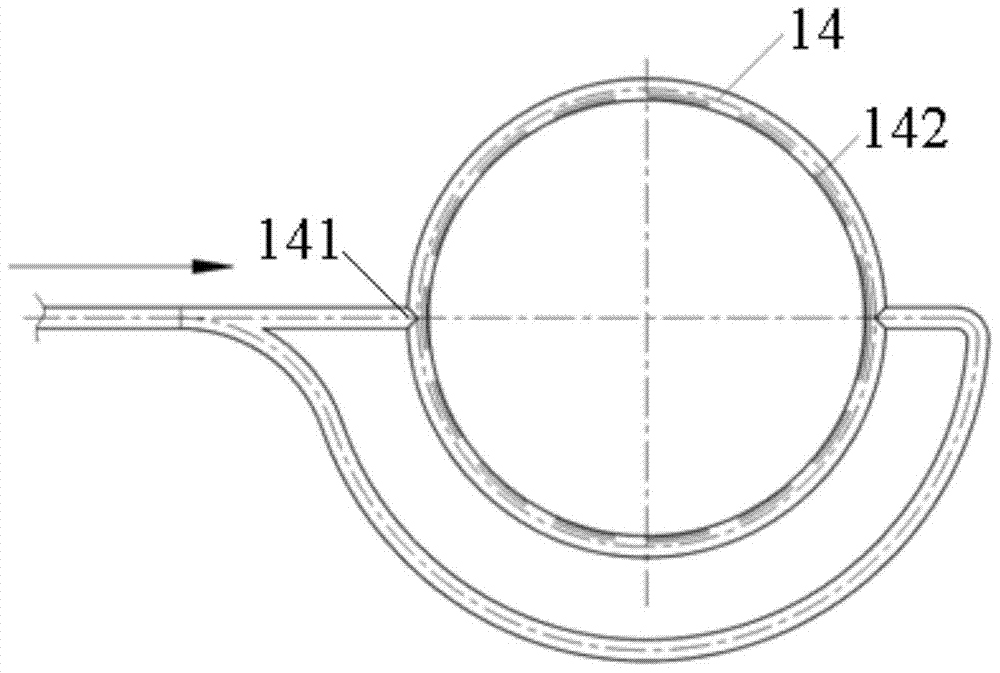 A sealing device for a closed calcium carbide furnace charging system