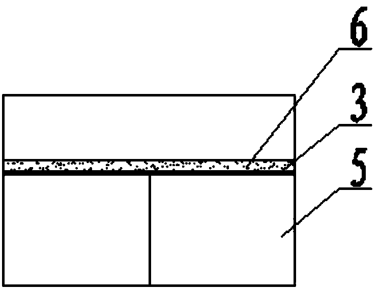 Combination building method for brick masonry comprising sliding layer