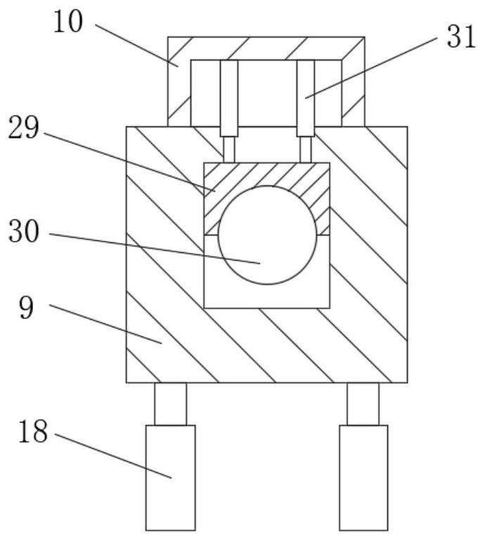 Straightening device for production of high-line hot-rolled plain round steel bars and using method thereof