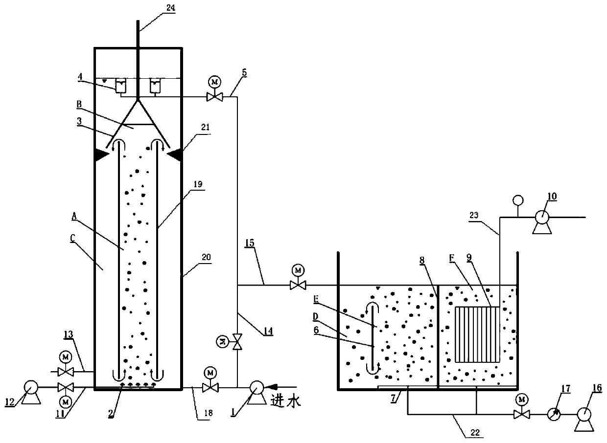 System and method for biological treatment of high-salt high-organic matter industrial wastewater