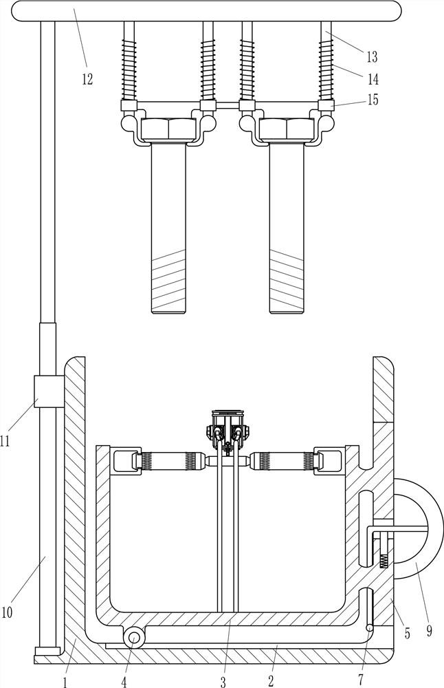 A rail bolt grease brushing device