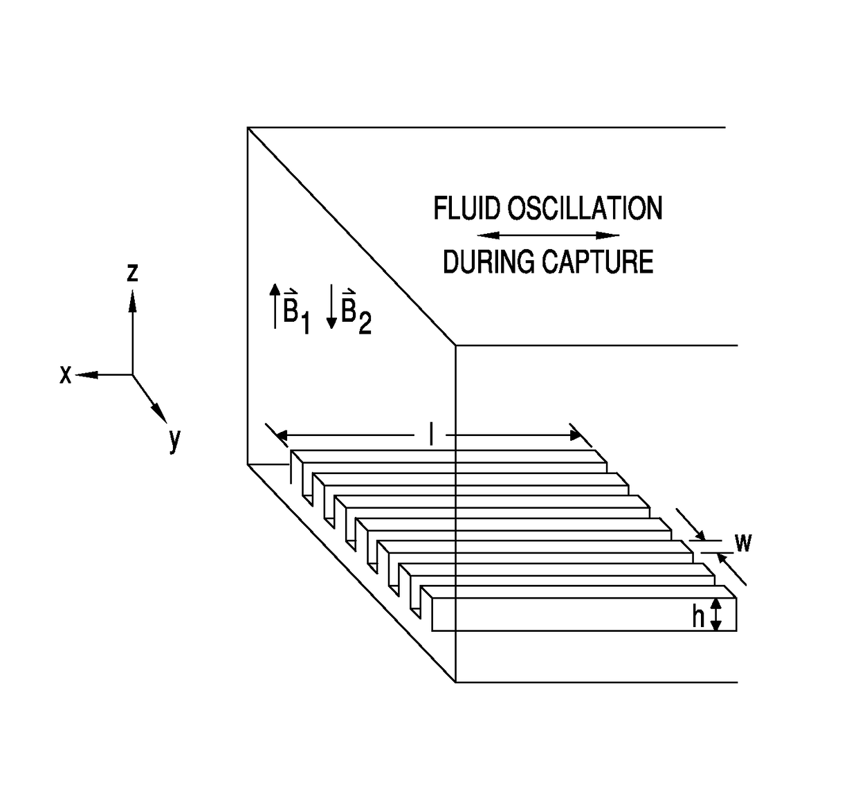 Immunoassay method and device with magnetically susceptible bead capture