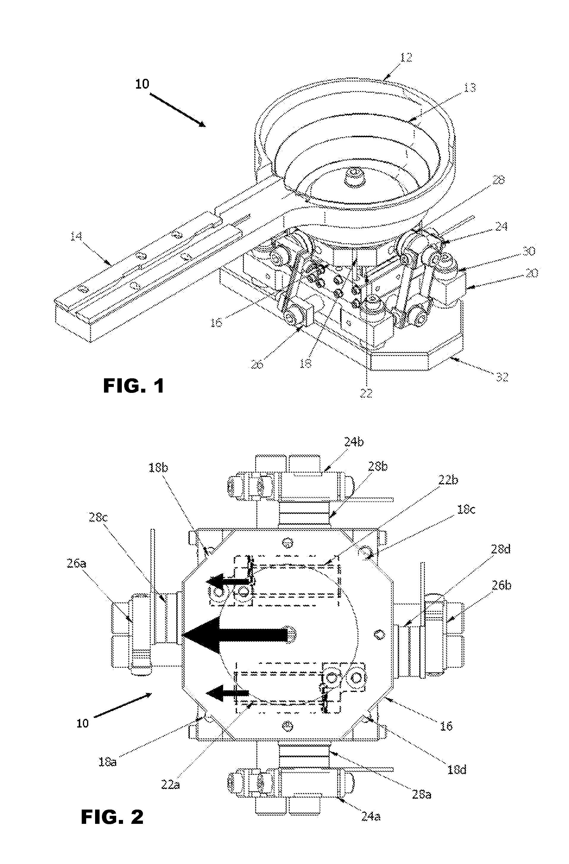 Vibratory feeder for conveying components