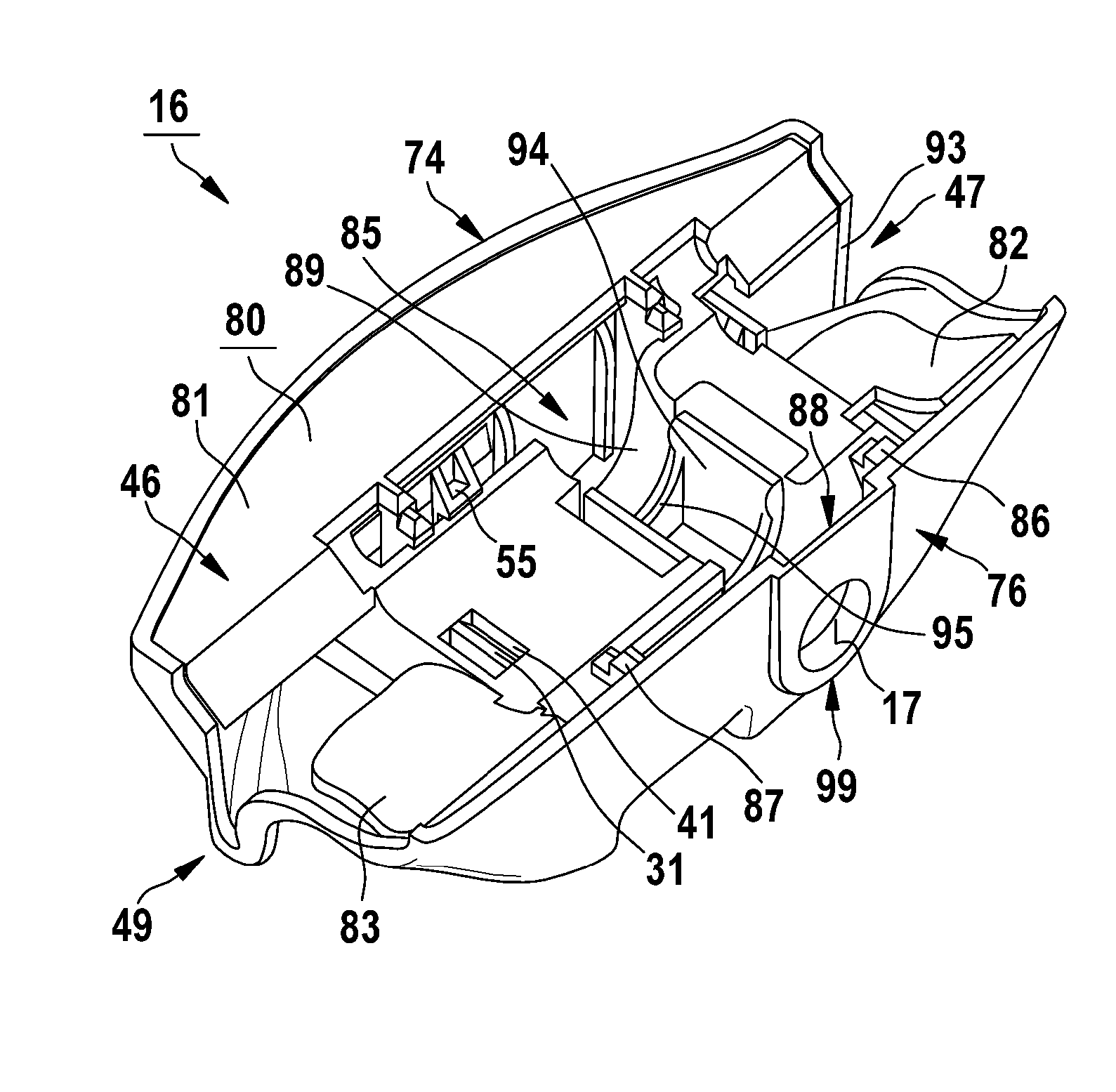 Wiper blade having connection component for linking to wiper arm