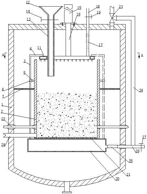 Self-cleaning powder supply center