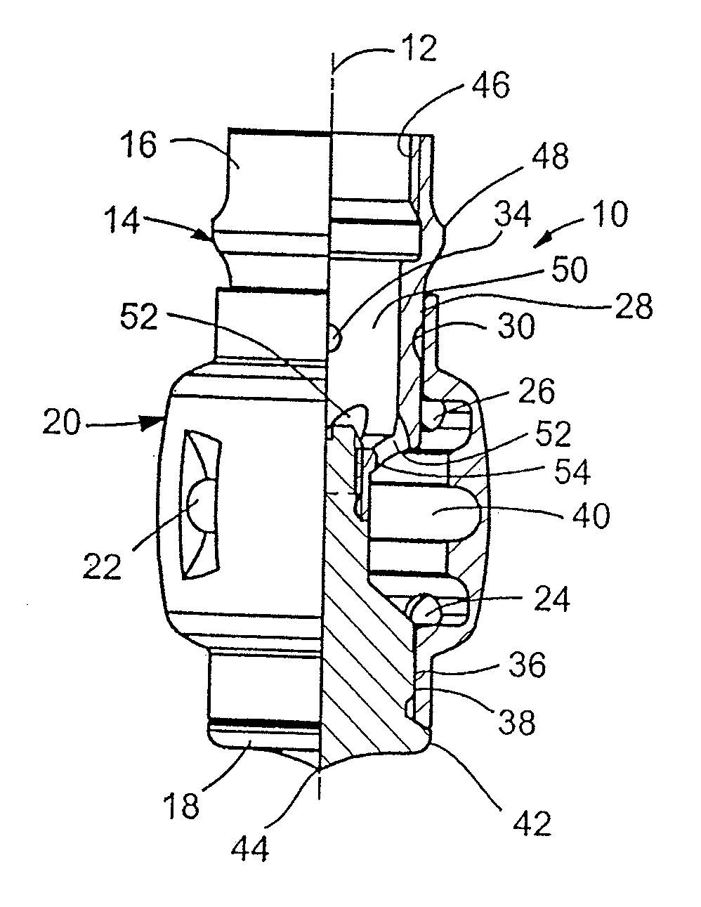 Spray nozzle and method for the production of at least one rotating spray jet