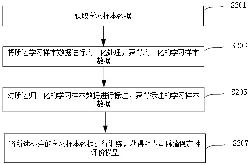 Method, device and equipment for evaluating stability of intracranial aneurysm