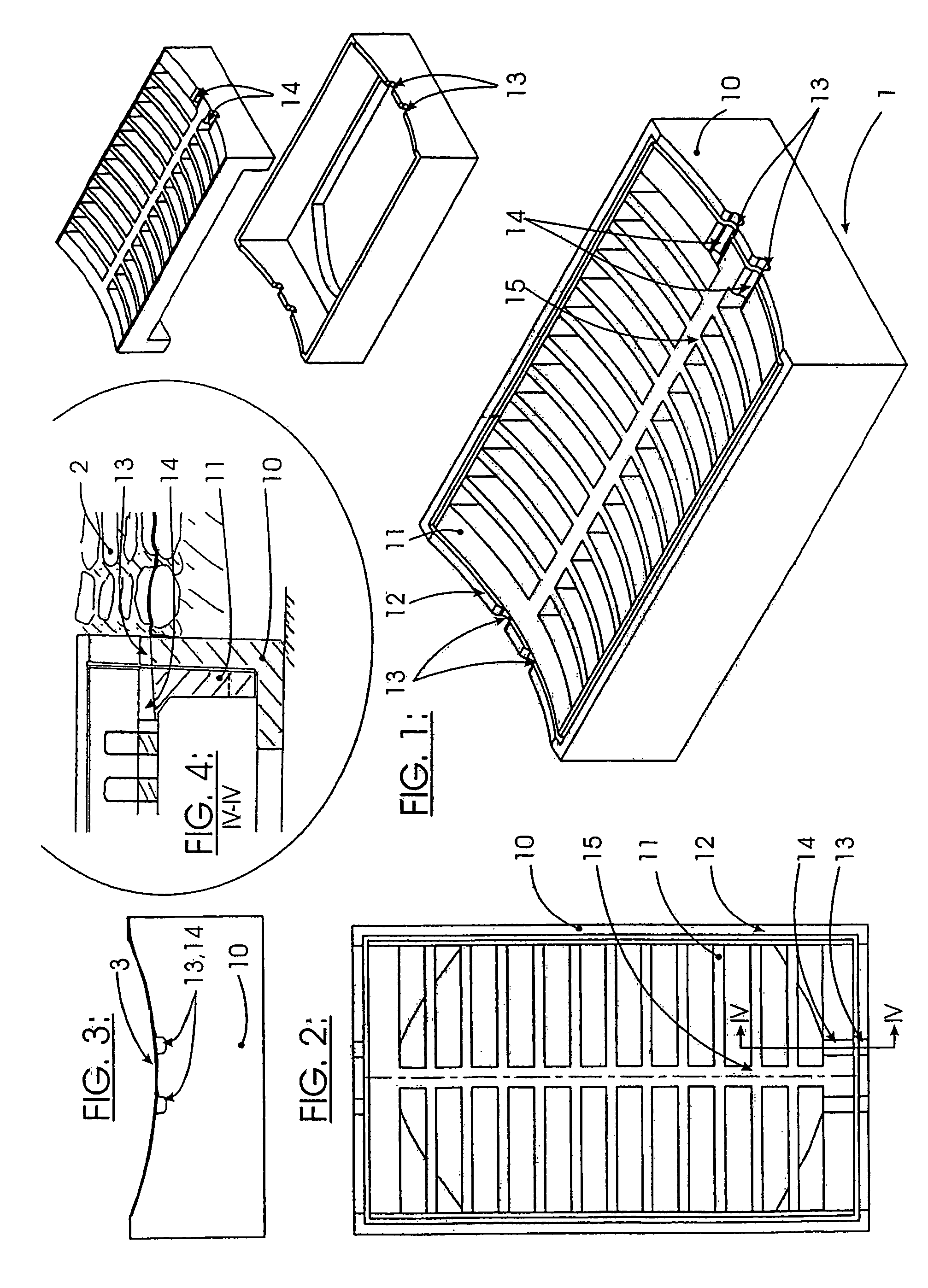 Street grid for surface drainage