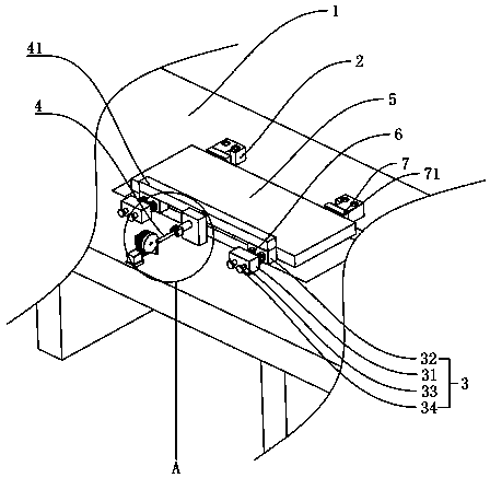 Clamping device of heat exchanger