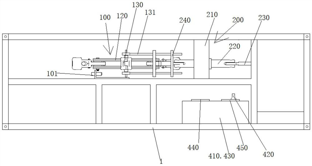 Device for detecting fatigue resistance of spacer rubber pad