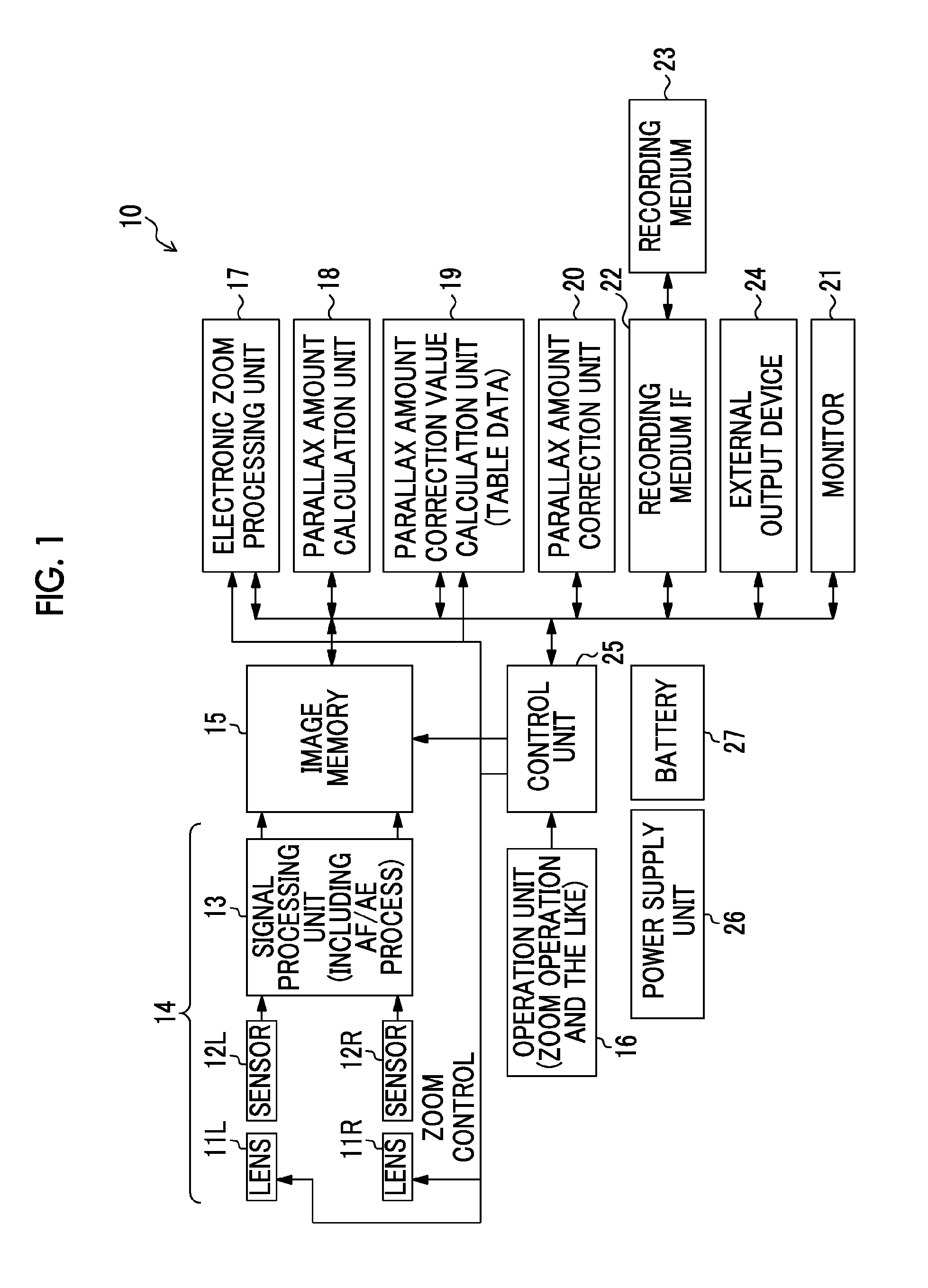 Image processing device, imaging capturing device, and method for processing image