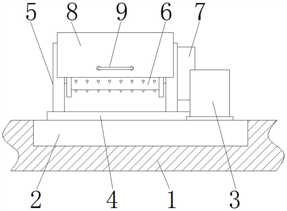 A ship mooring device with position adjustment and rewinding functions