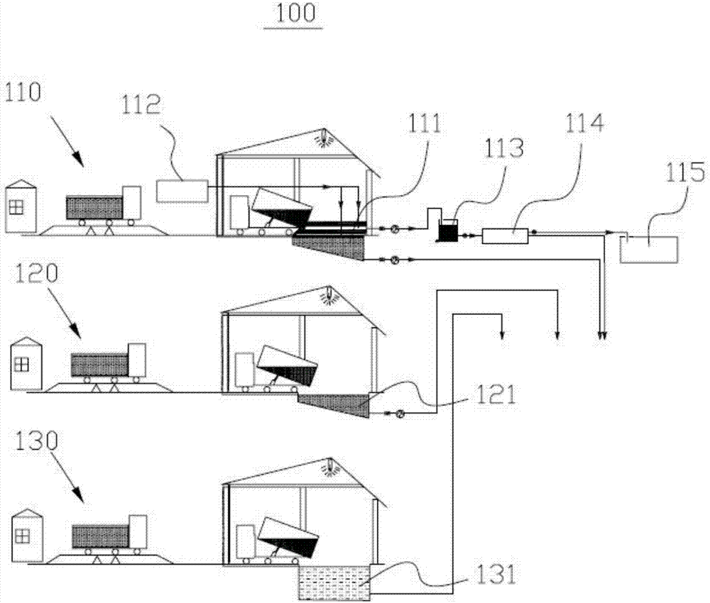High-efficiency aerobic composting device and method for mixed garbage