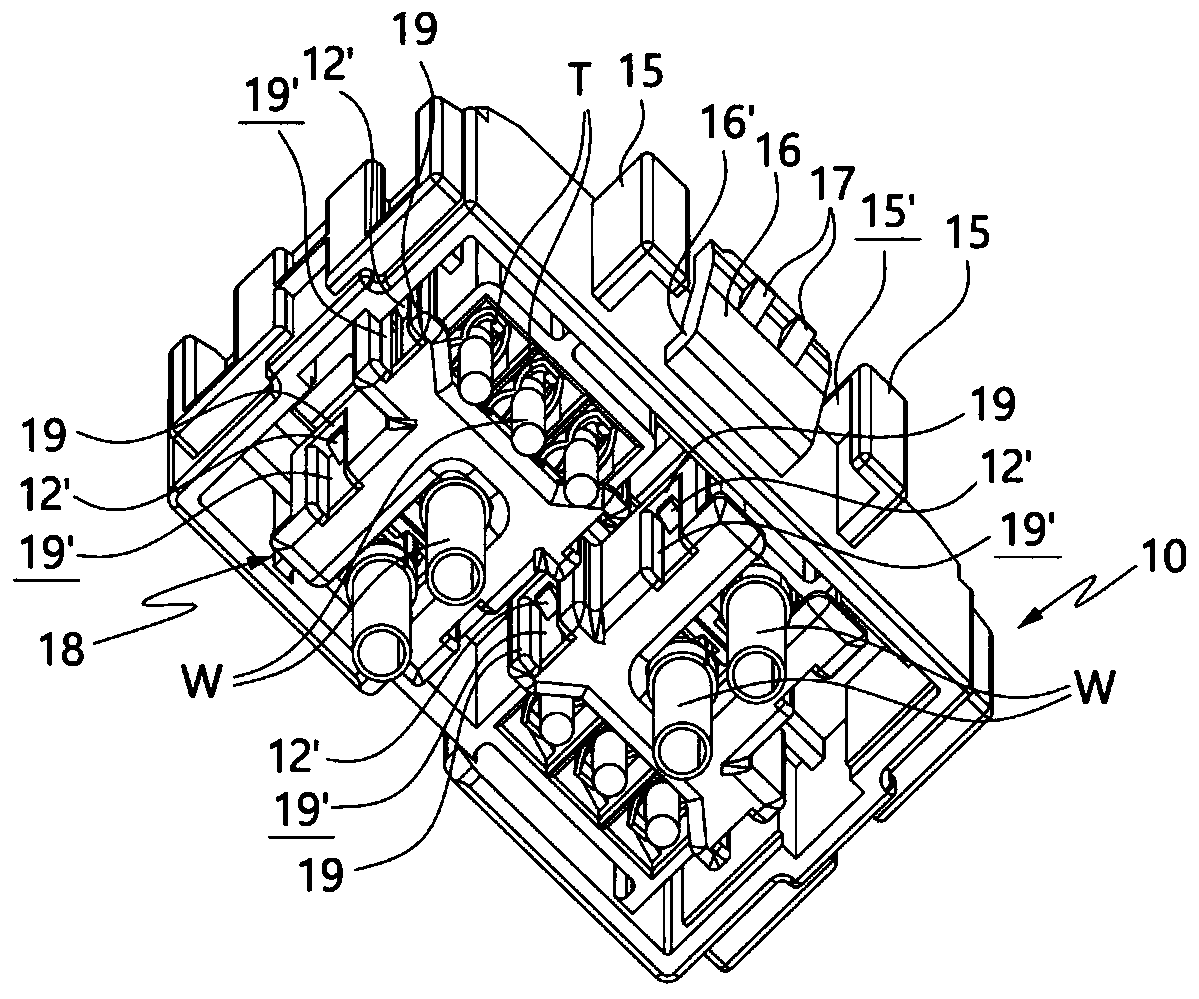 Extendable multi-block and box for car having same