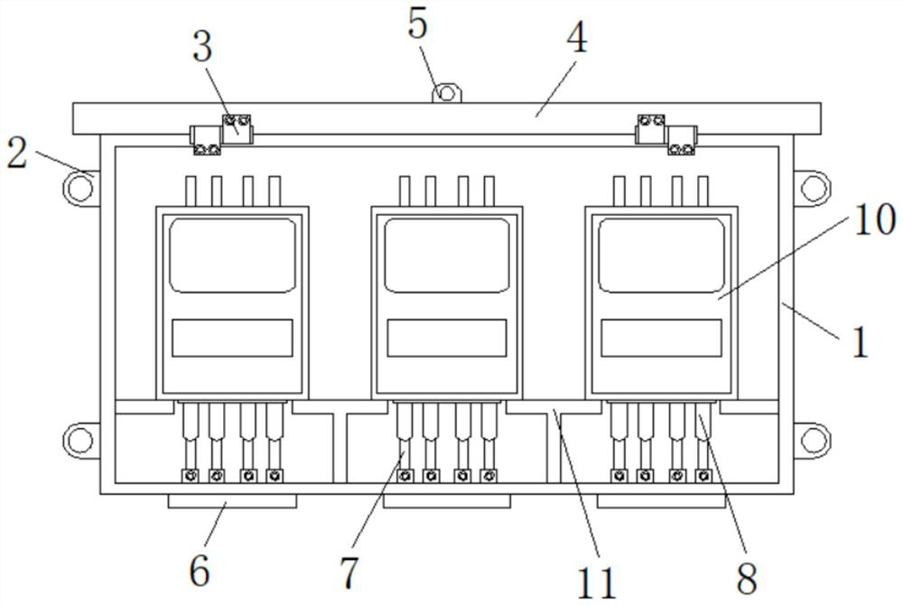 An anti-theft metering device