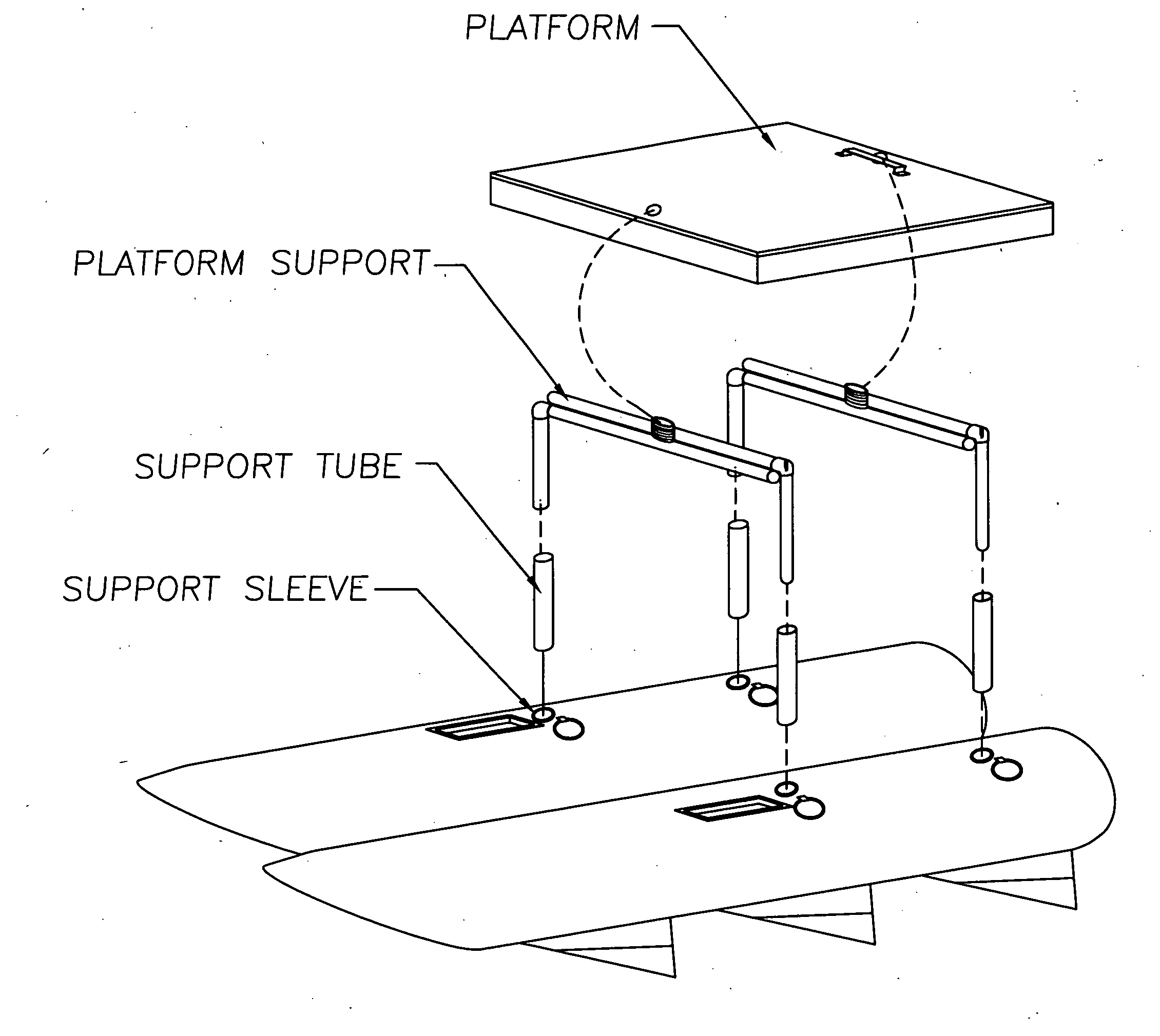 Apparatus for walking and resting upon the water