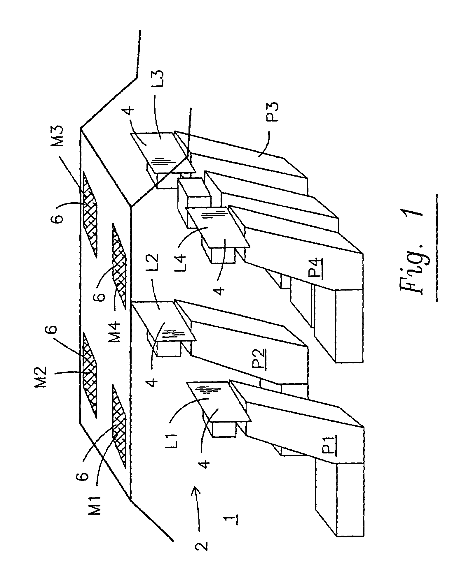 Process and device for compensating for signal loss