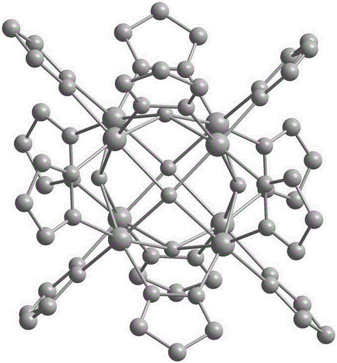 A kind of octanuclear nickel metal complex and preparation method thereof