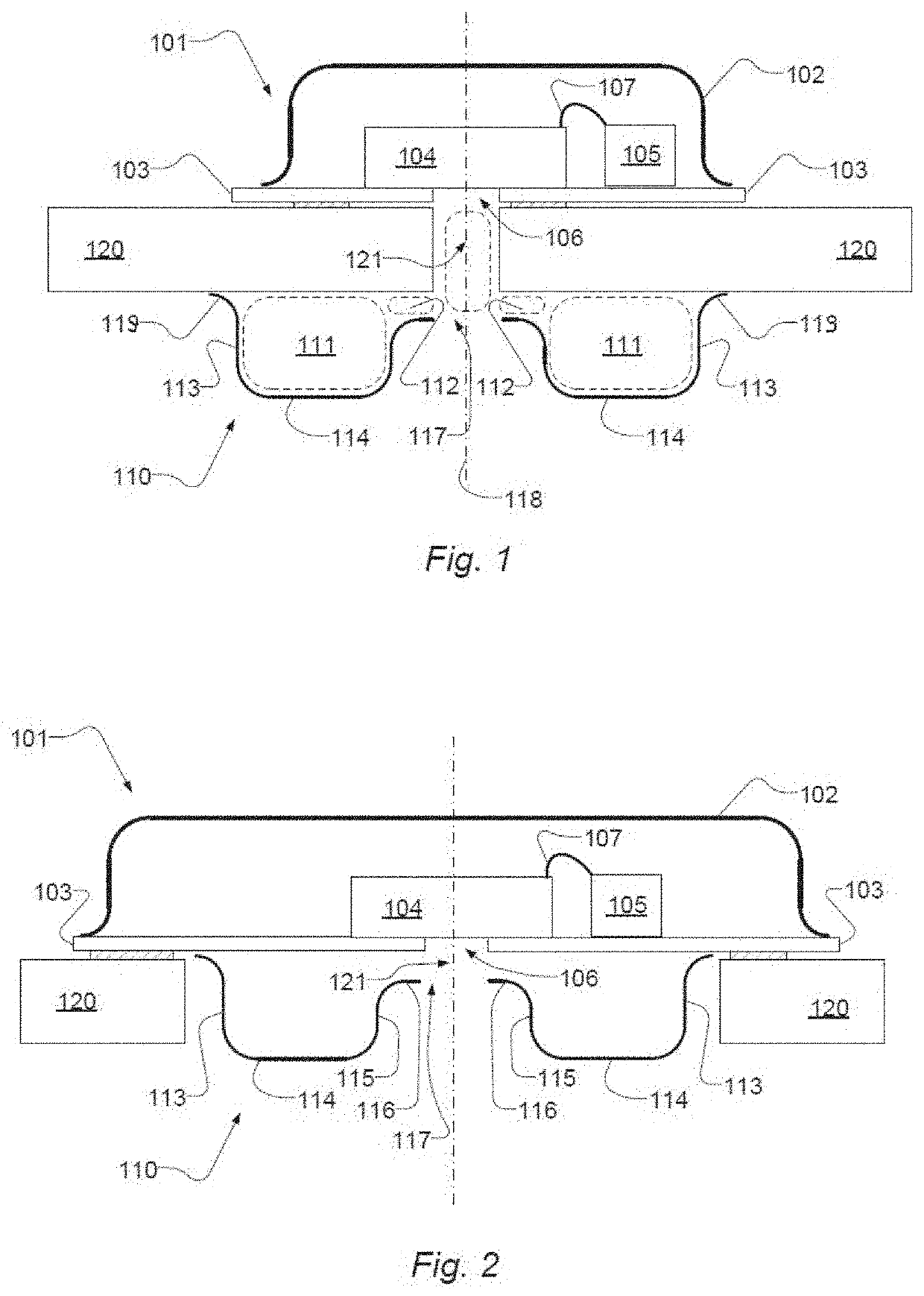 Microphone assembly with acoustic filter