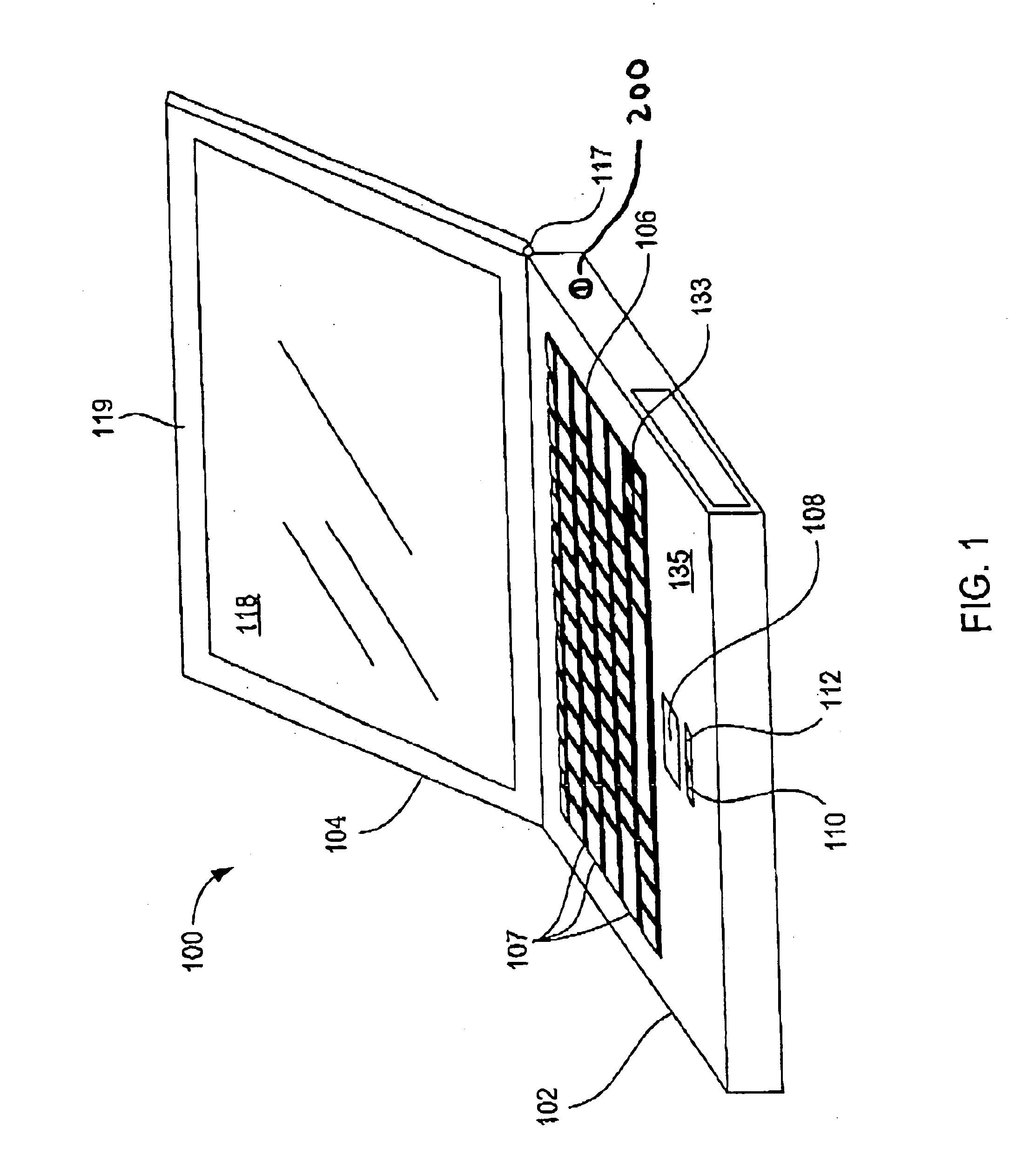 Magnetic securing system for a detachable input device