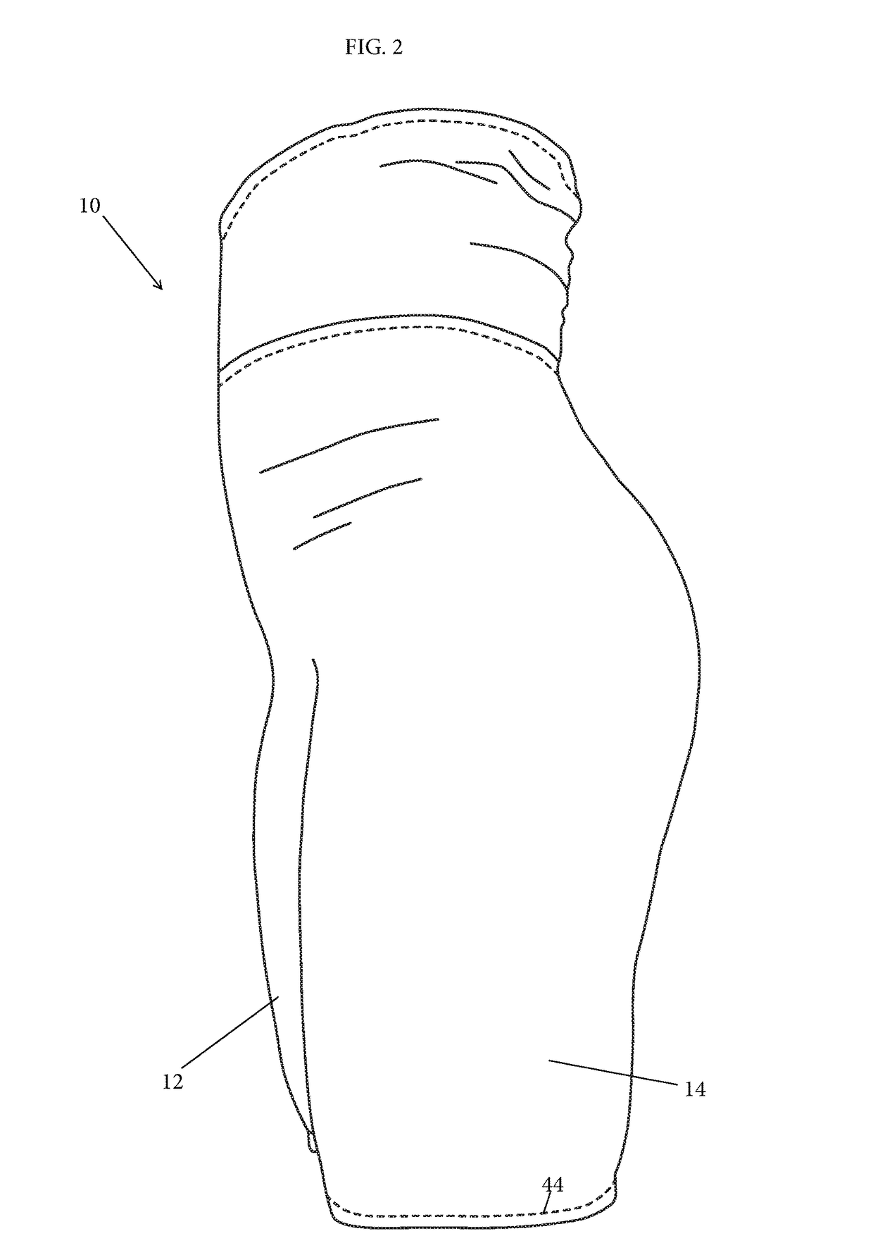 Girdle With Double Crotch Construction