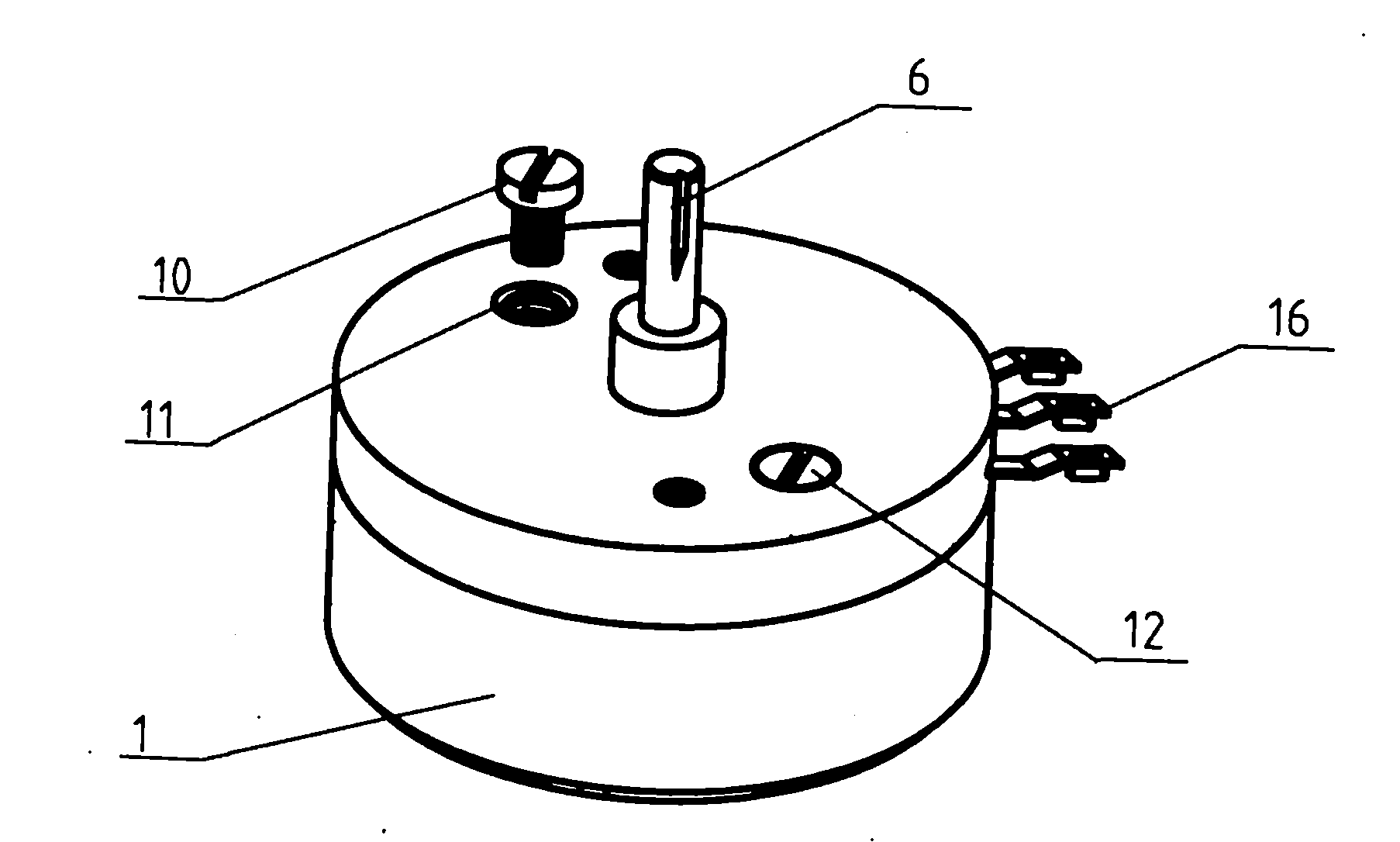 Oil-immersed sensor for locomotive