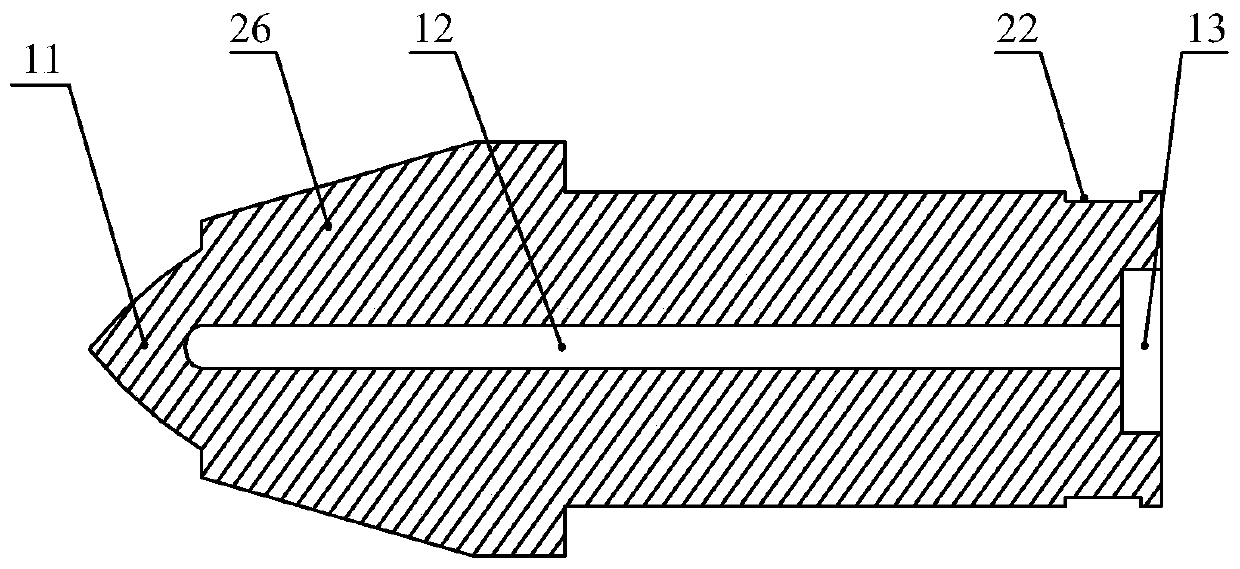 A cutting head for coal and rock cutting transient temperature feedback coal and rock information and its use method