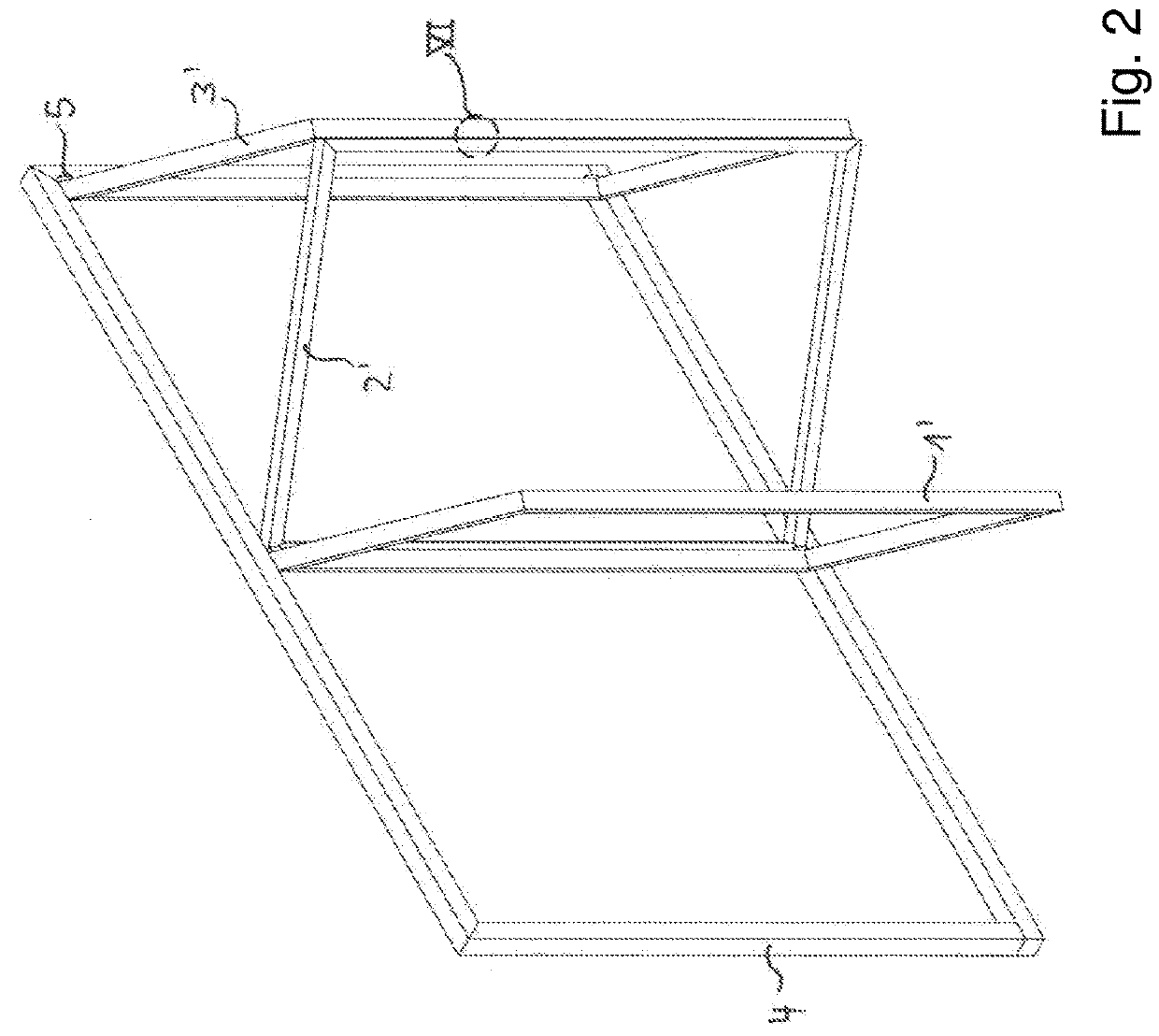 Fixation Device Especially for Glass Folding Devices