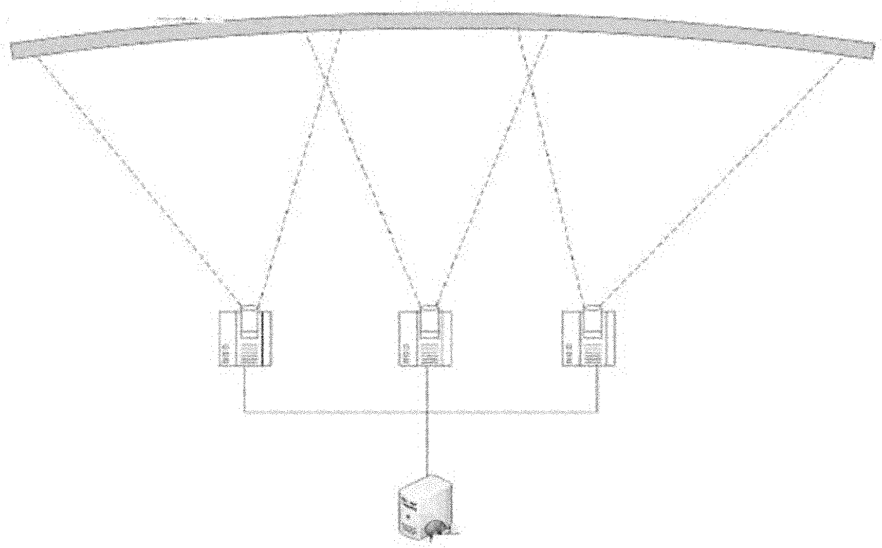 Splicing and fusing method applied to display large-sized images