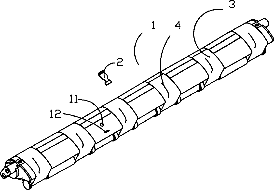 Collecting tube with detection hole