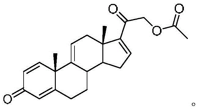 Method for preparing steroidanti-inflammatory drugintermediatetetraene acetate using enzyme process