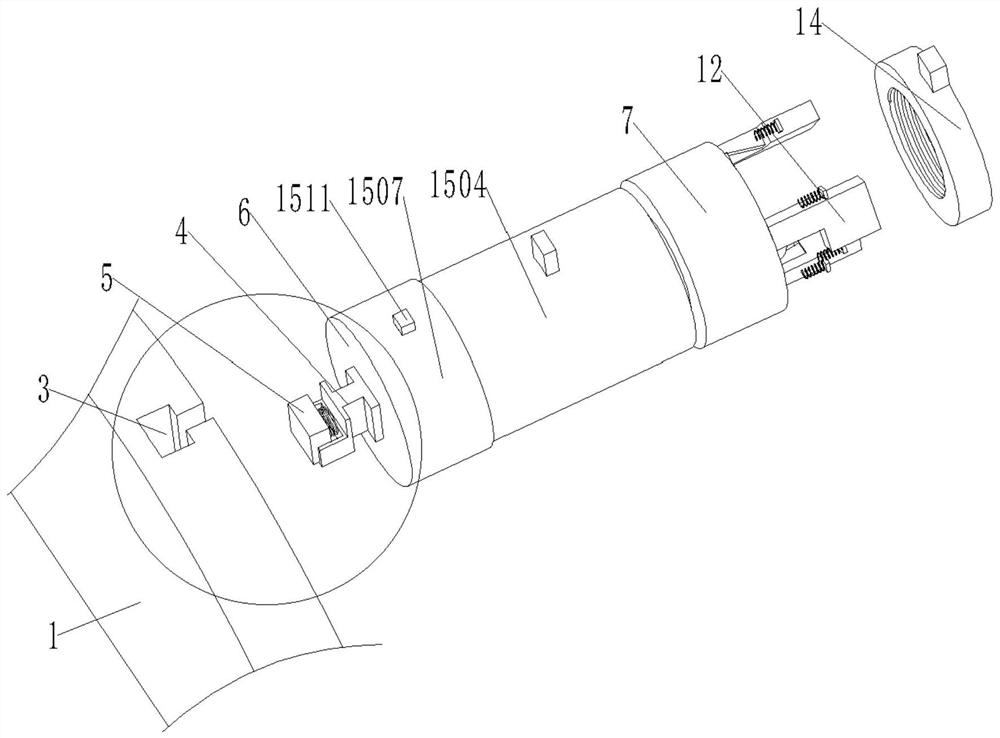 A cast-in-situ pile reinforcement cage lowering device