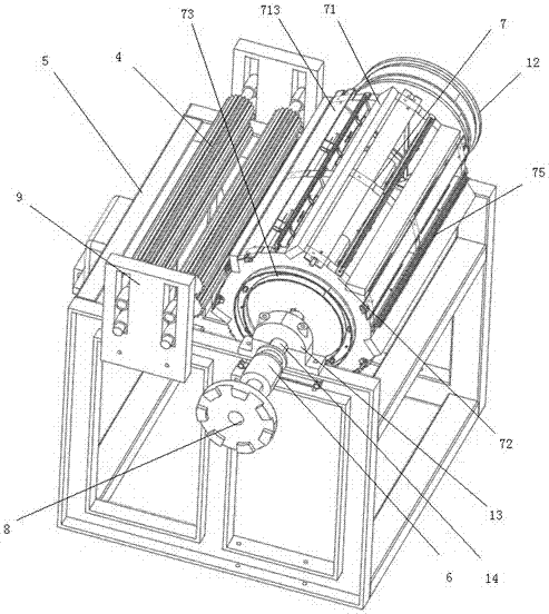 A fully automatic cotton cutting machine