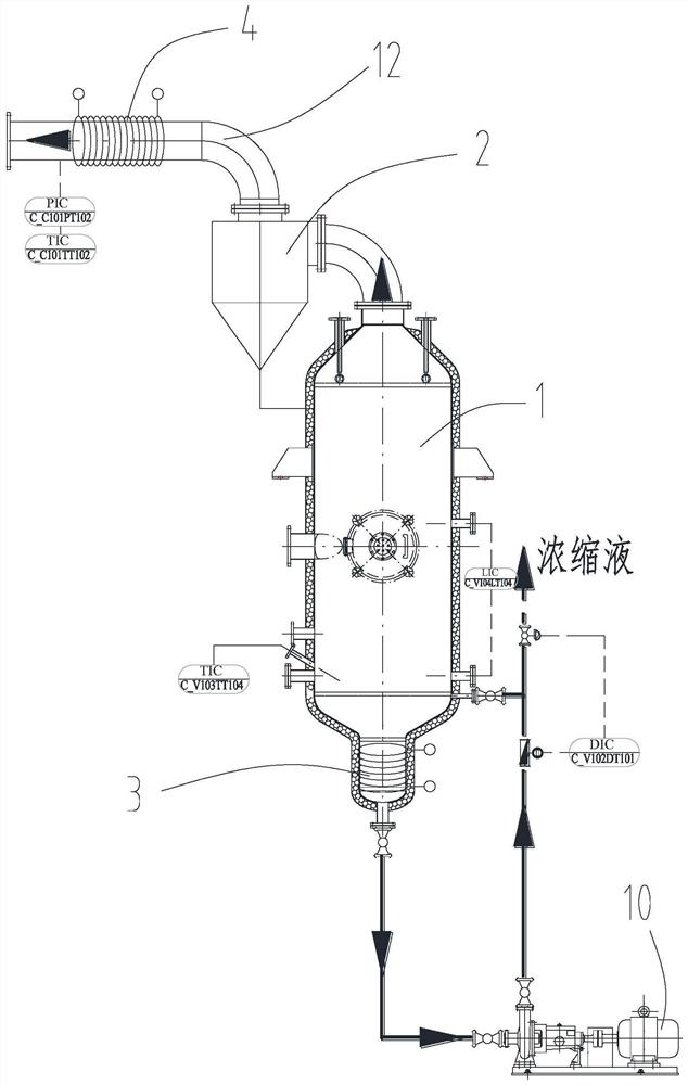 Electromagnetic induction evaporation concentrator