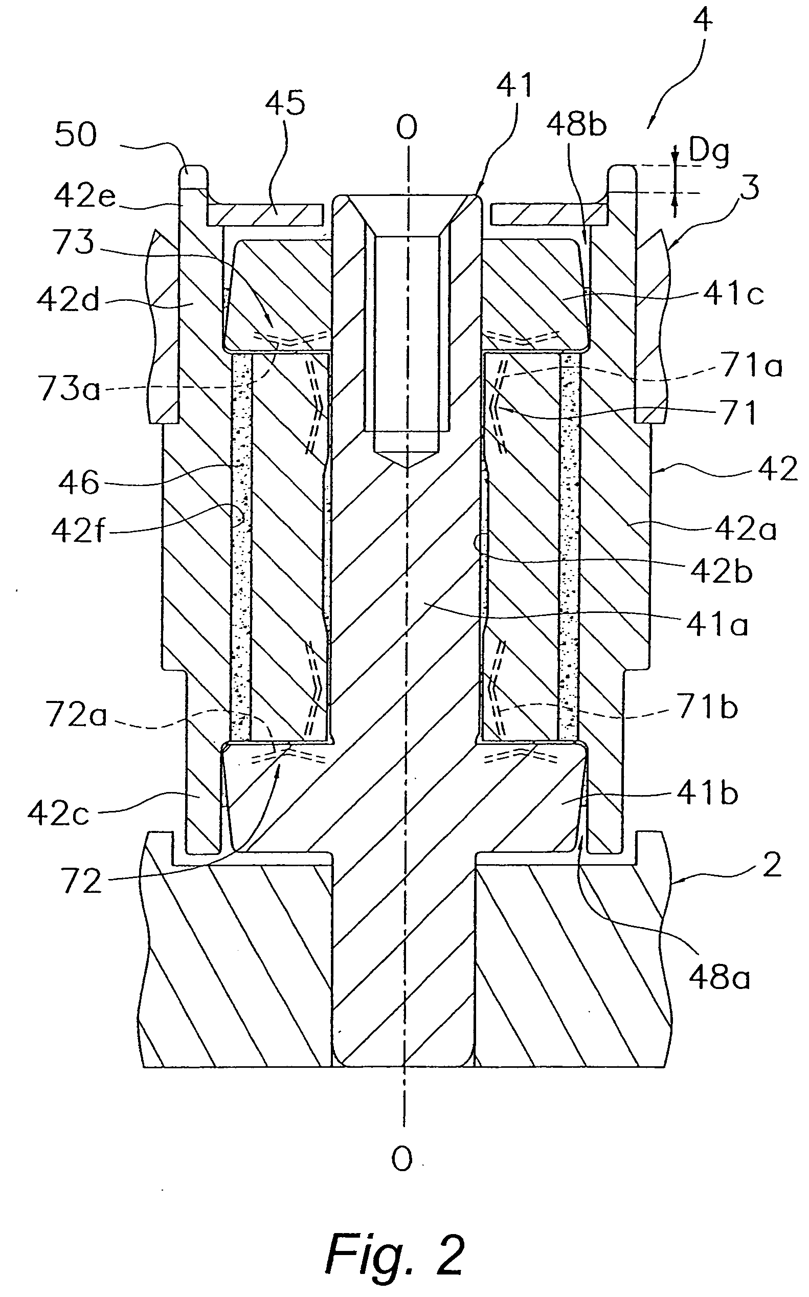 Hydrodynamic bearing device, motor, recording disc driving apparatus and assembly jig