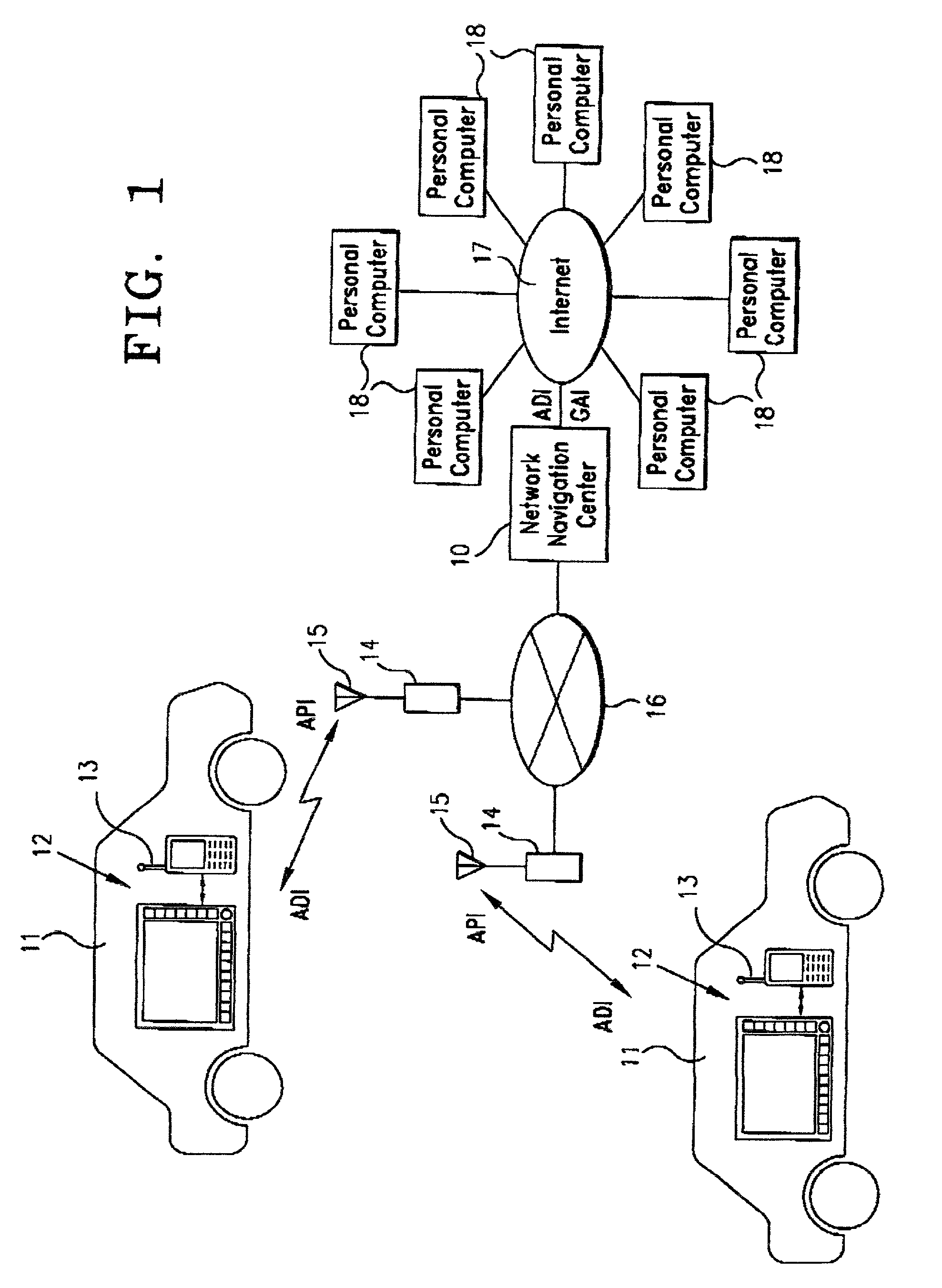 Apparatus and method for delivery of advertisement information to mobile units