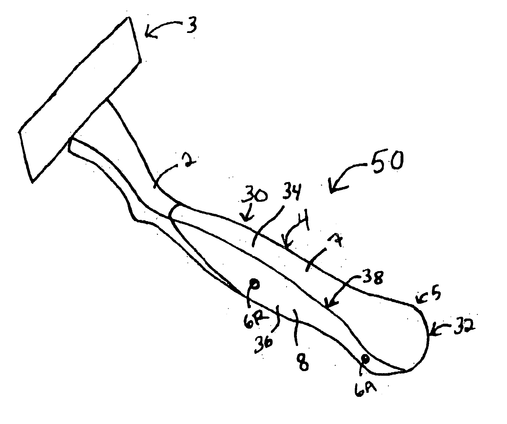 Razor comprising a skeletal body and a bladder for a shaving agent, and a method for the manufacture thereof