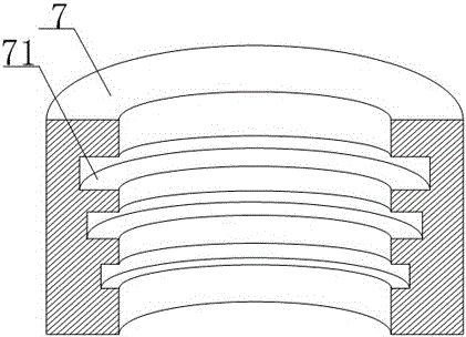 Perpendicularity calibrating mechanism for aluminum alloy door frame side face