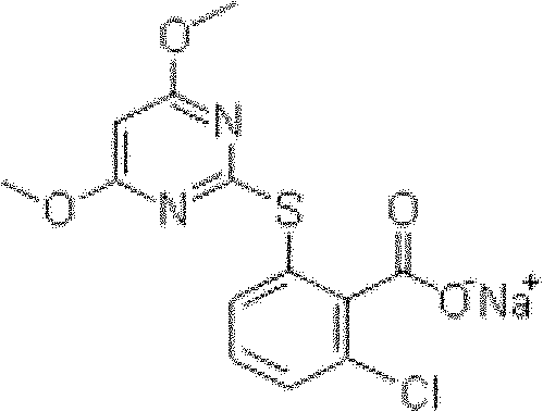 Pesticide formulation containing pyrithiobac-sodium