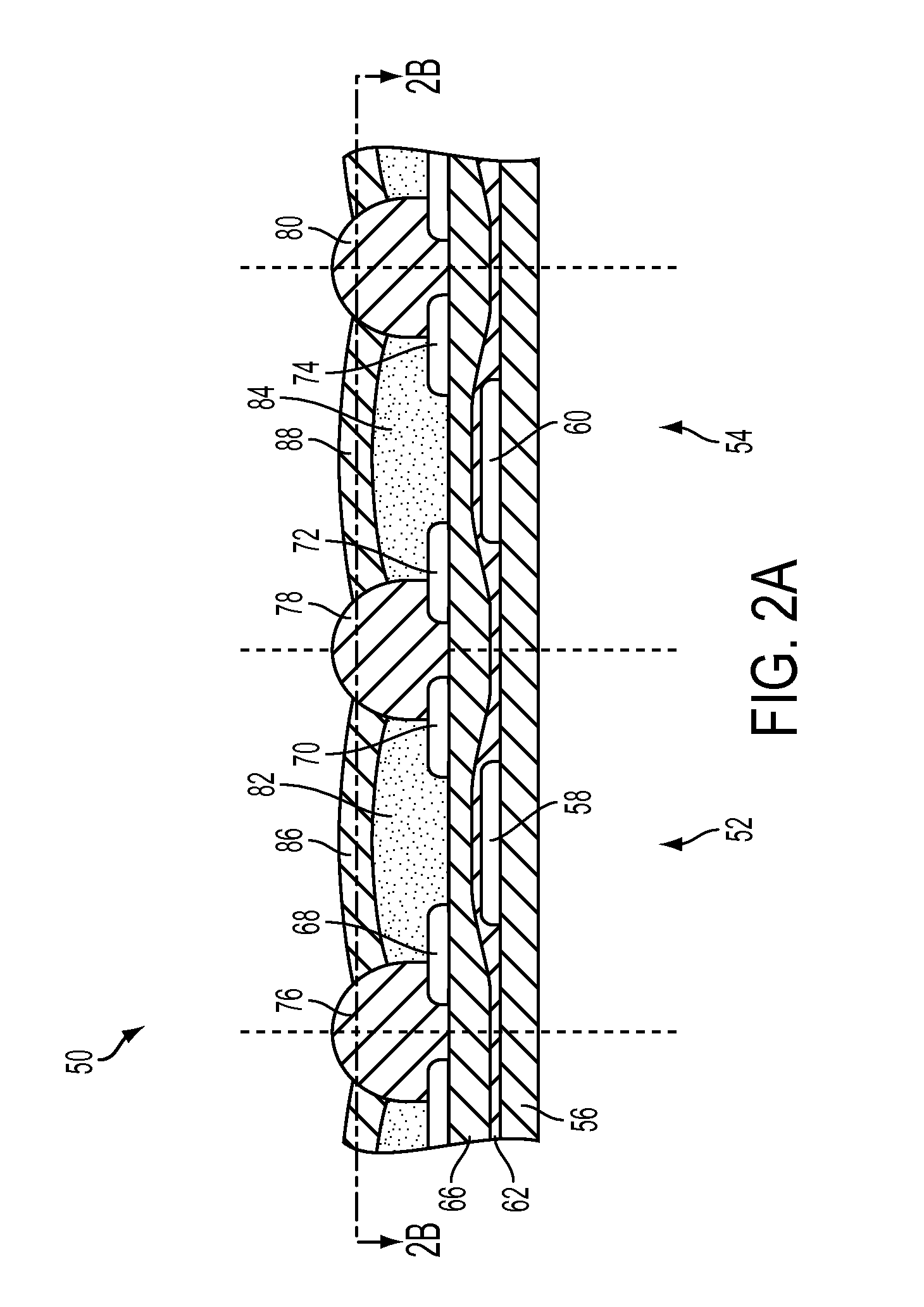 Printed Material Constrained By Well Structures And Devices Including Same