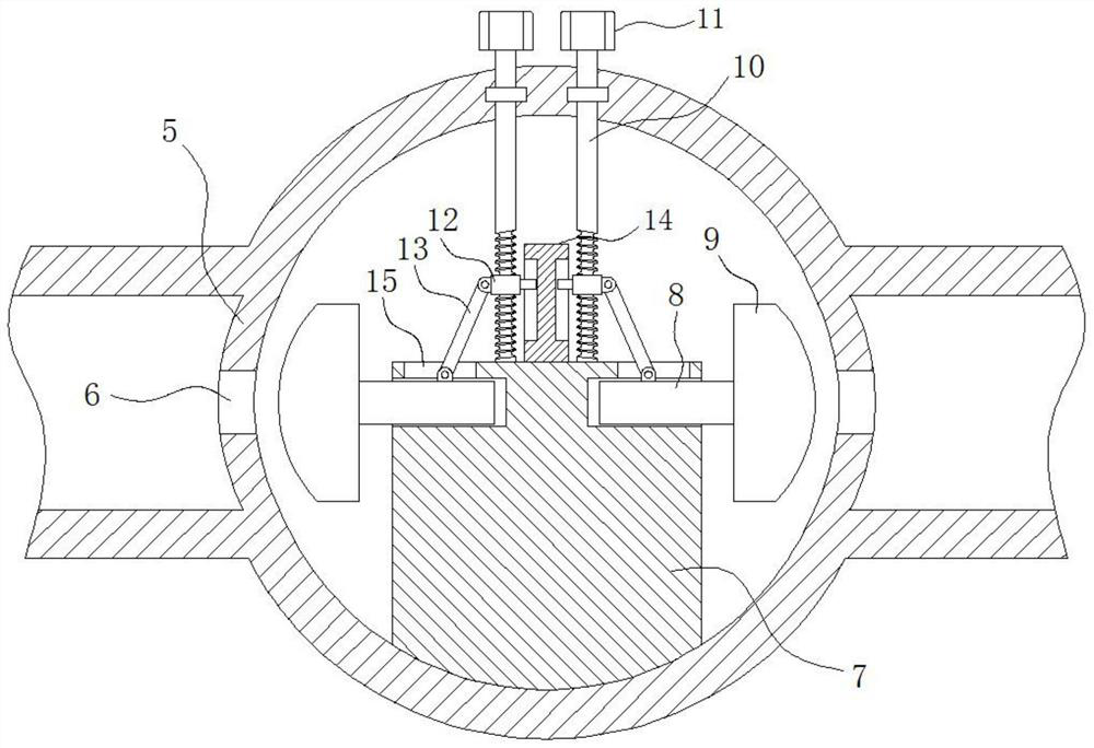 A combined diverter valve based on thread transmission control