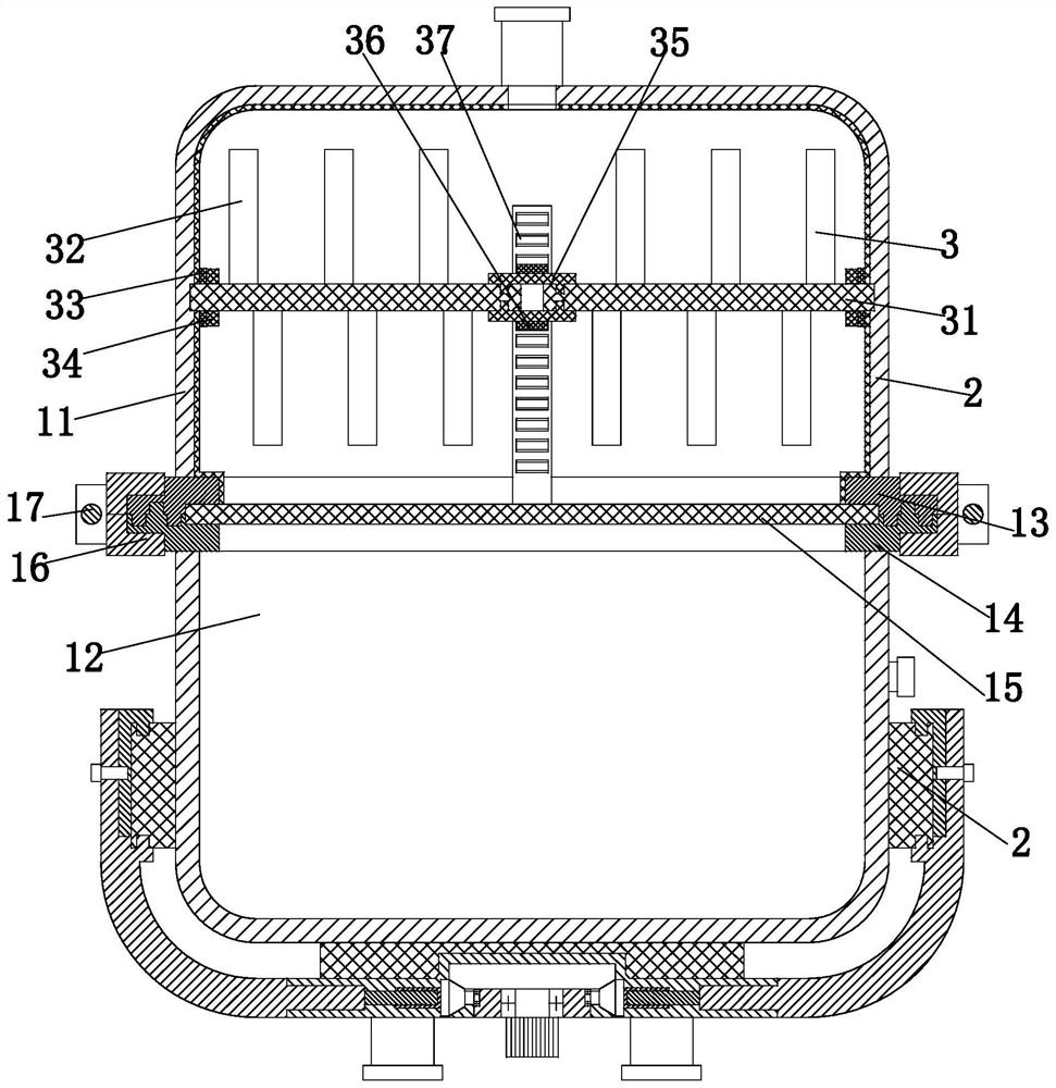 High-pressure water storage tank