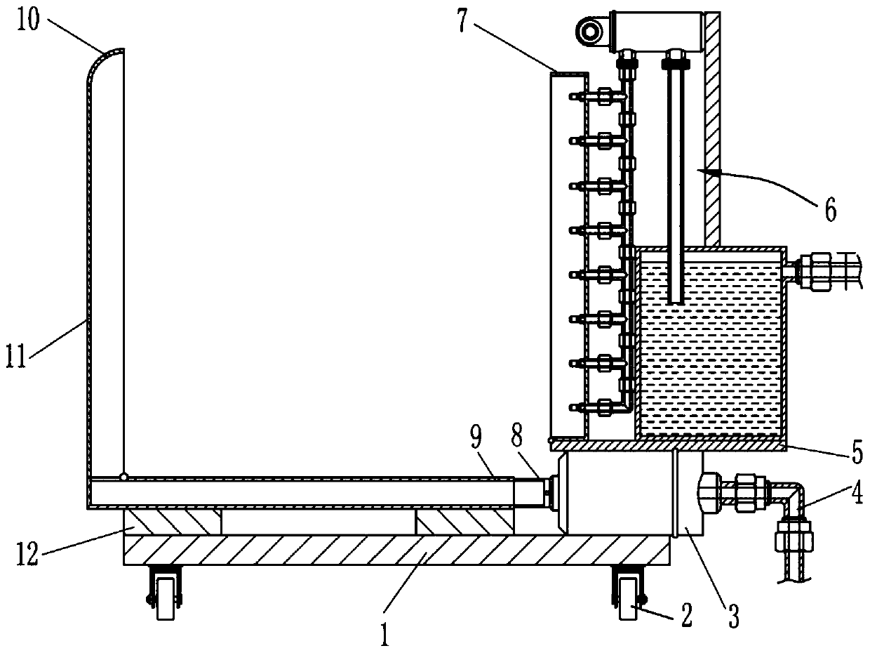 A dust isolation device for blasting coal mining